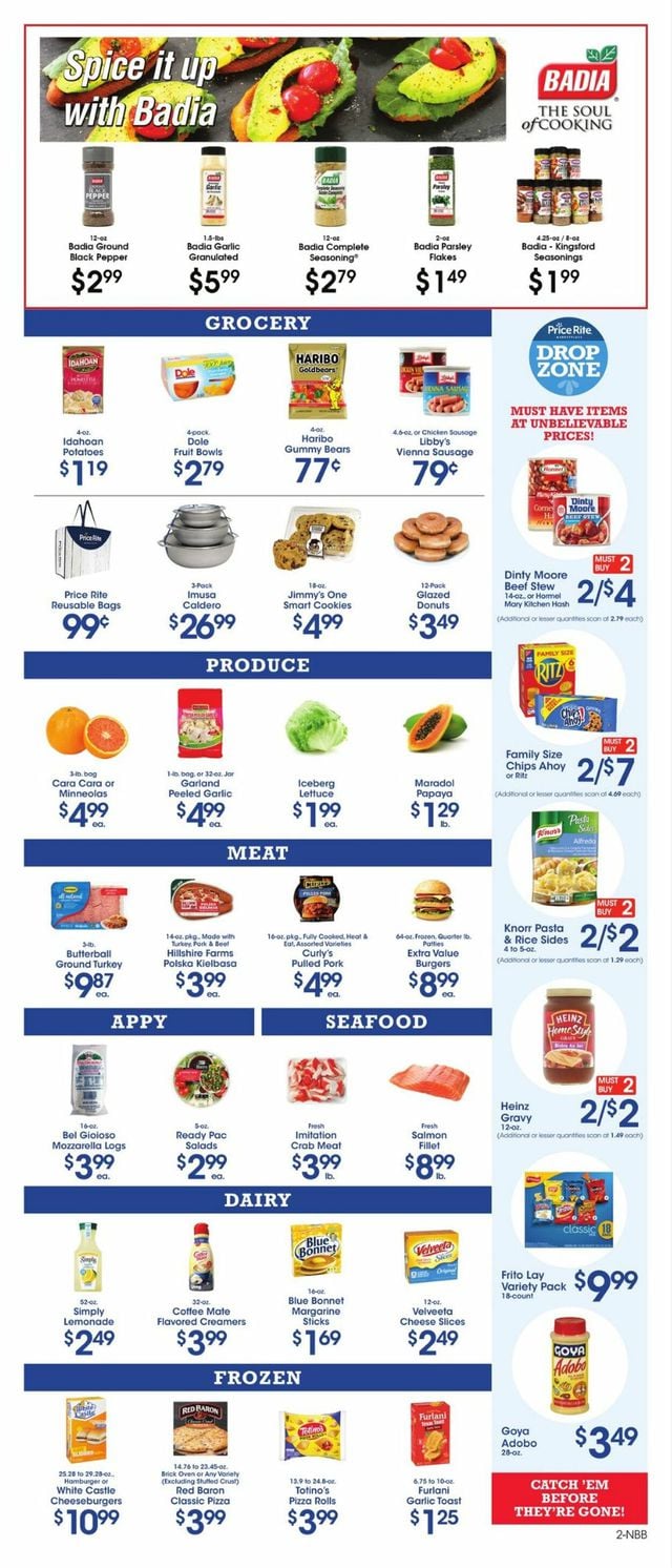 Price Rite Ad from 01/27/2023