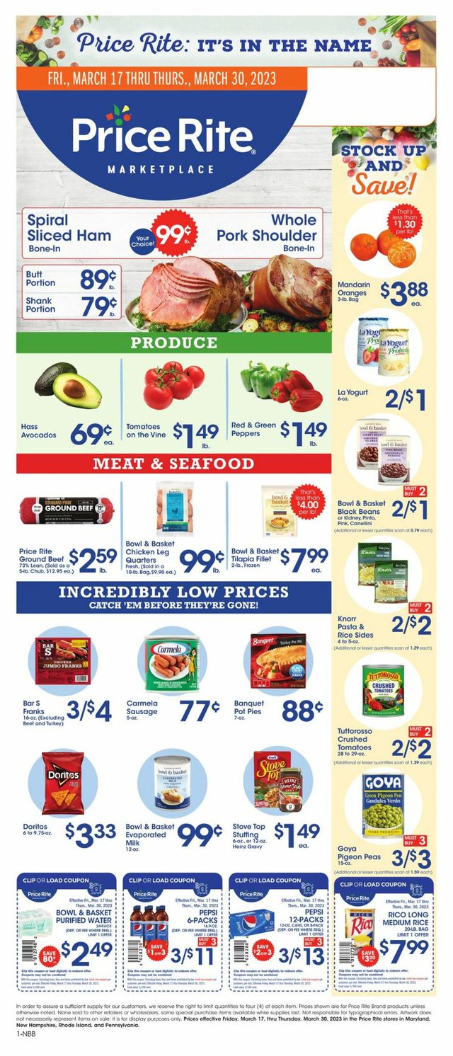 Price Rite Ad from 03/17/2023