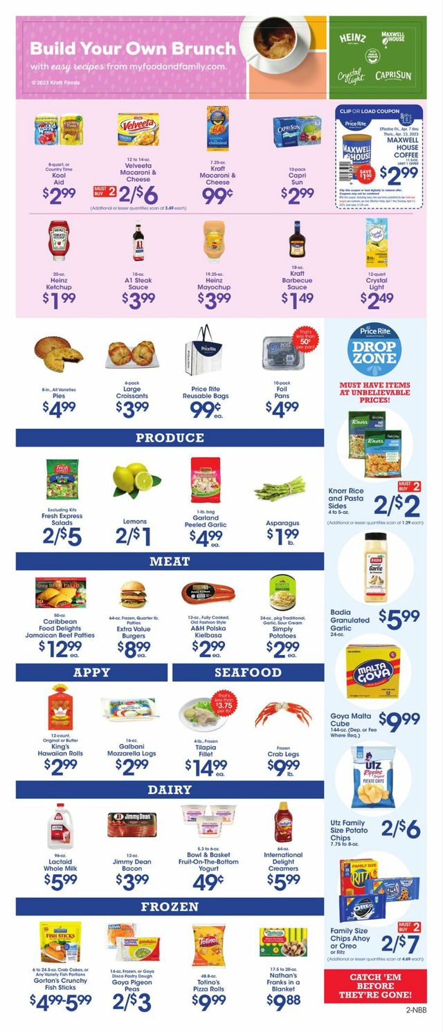 Price Rite Ad from 04/07/2023