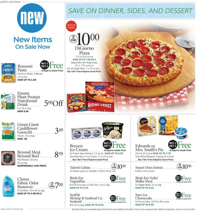 Publix Ad from 12/12/2019