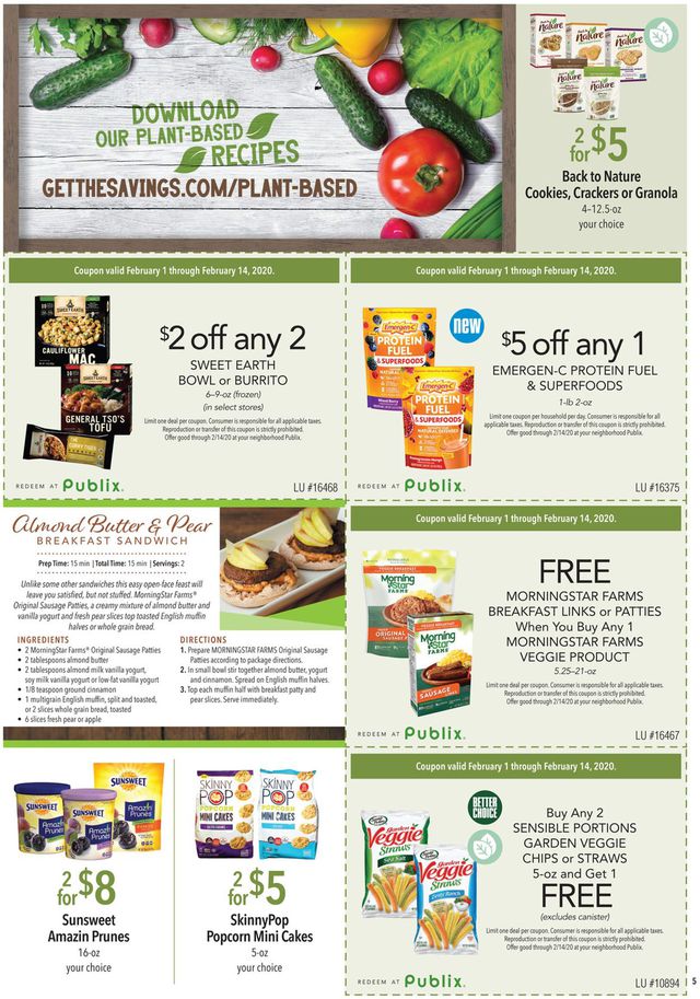 Publix Ad from 02/01/2020