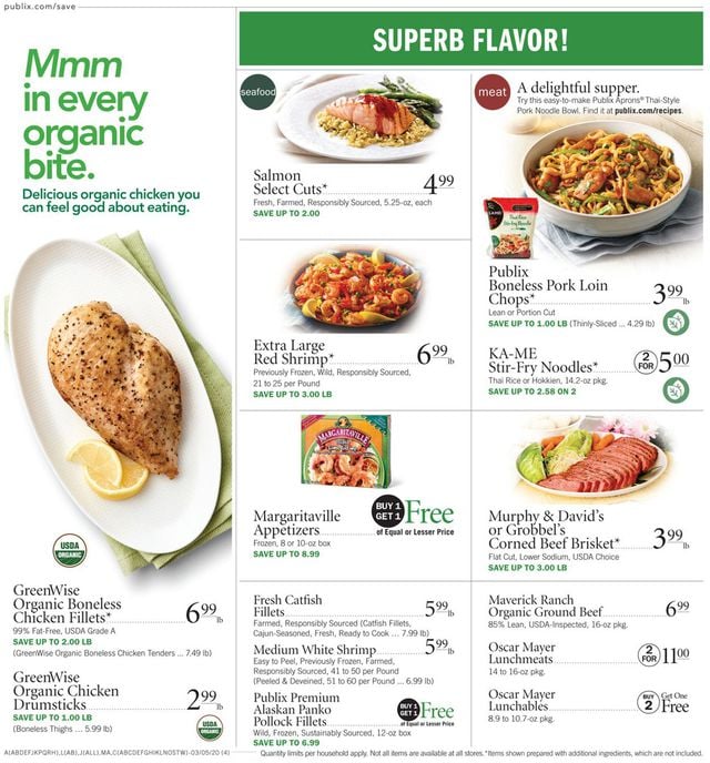 Publix Ad from 03/05/2020