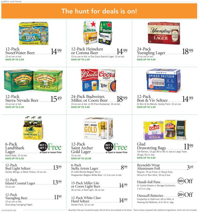 Publix Ad from 04/02/2020