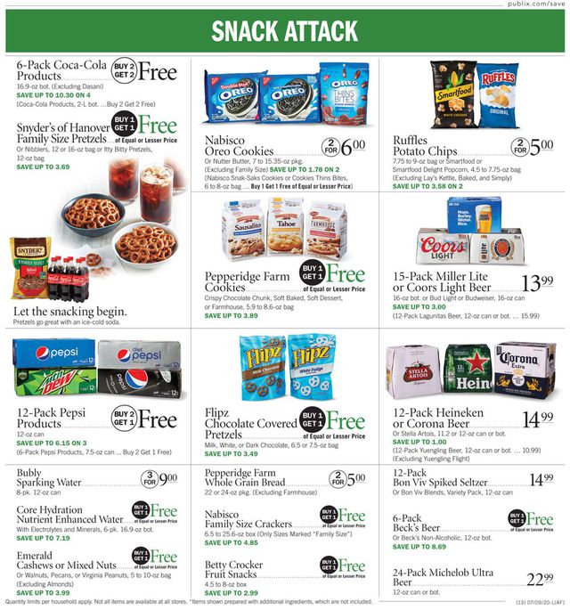 Publix Ad from 07/09/2020