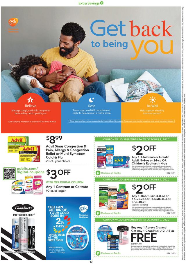 Publix Ad from 09/26/2020