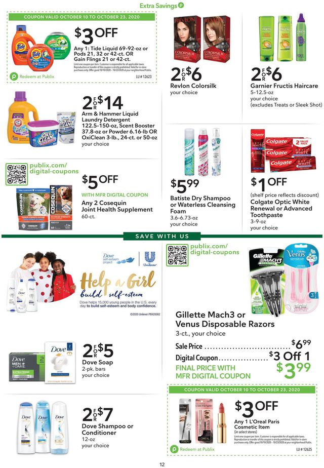Publix Ad from 10/10/2020