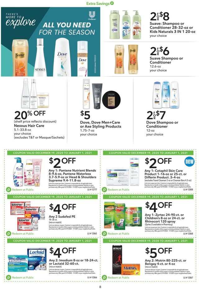 Publix Ad from 12/19/2020