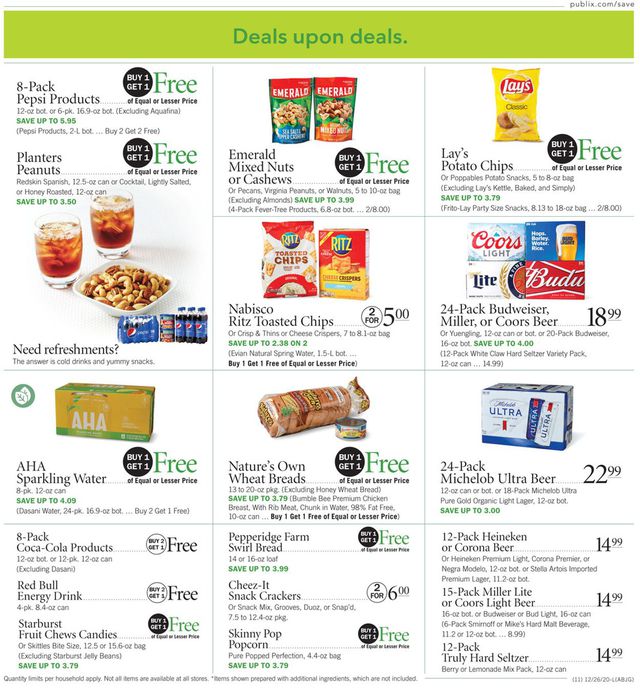 Publix Ad from 12/26/2020