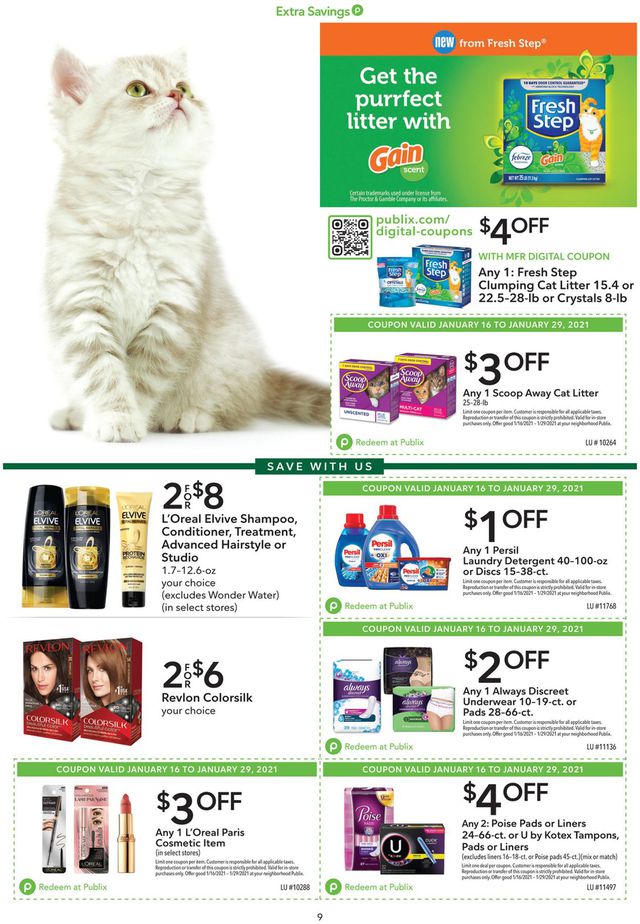 Publix Ad from 01/16/2021
