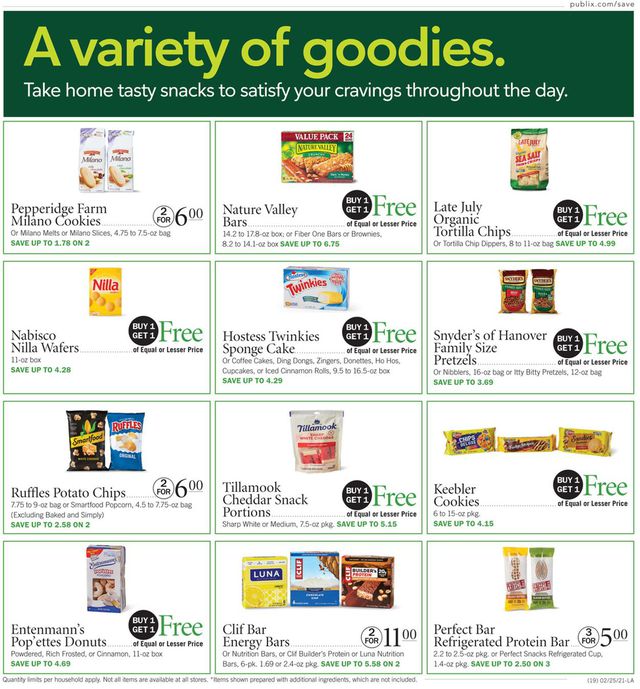 Publix Ad from 02/25/2021
