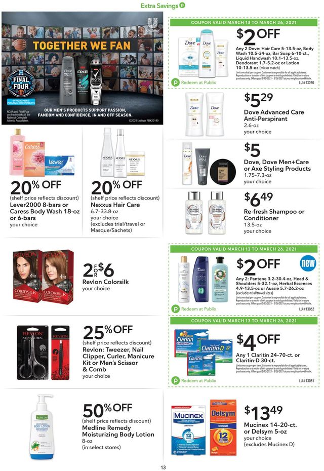 Publix Ad from 03/13/2021