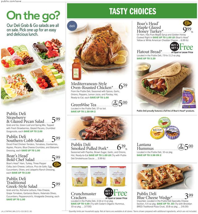 Publix Ad from 03/18/2021