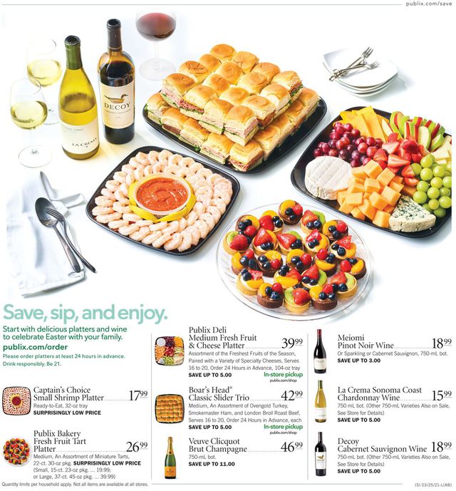 Publix Ad from 03/25/2021