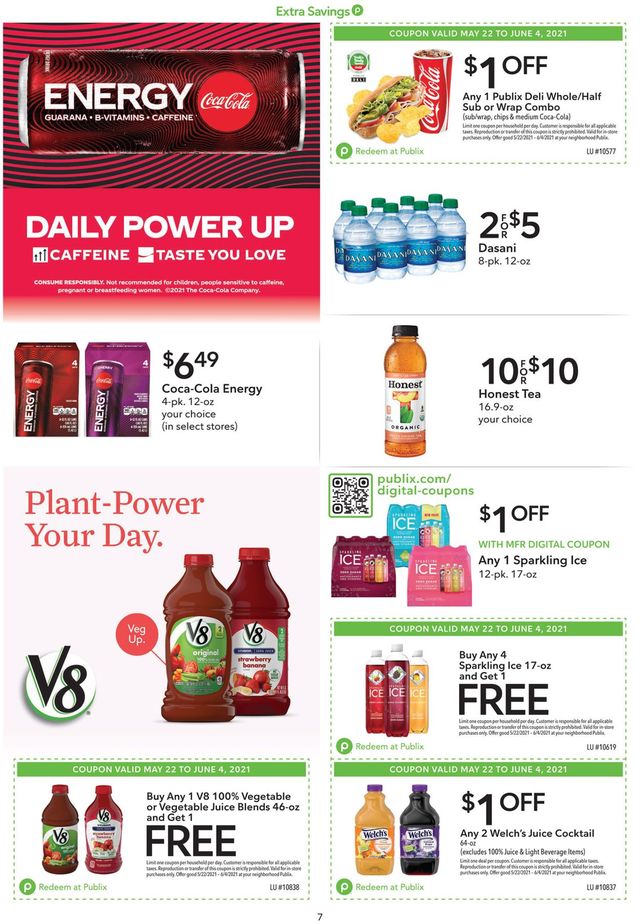 Publix Ad from 05/22/2021