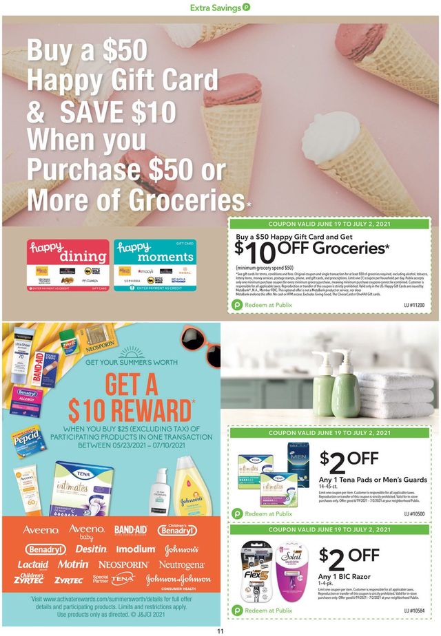 Publix Ad from 06/19/2021