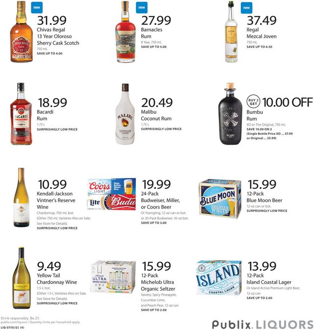 Publix Ad from 07/01/2021