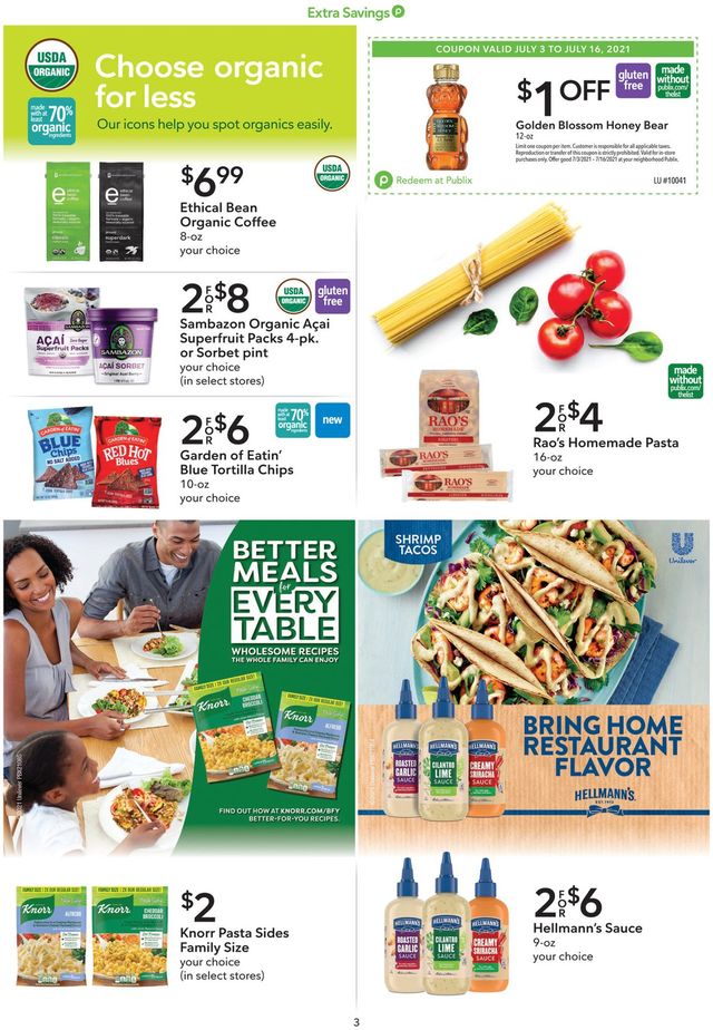 Publix Ad from 07/03/2021