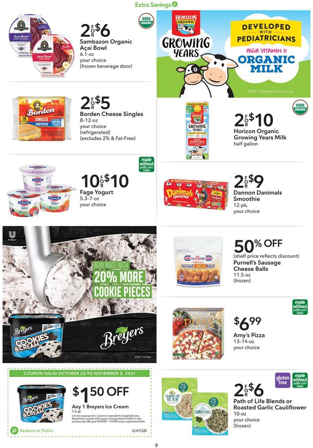 Publix Ad from 10/23/2021
