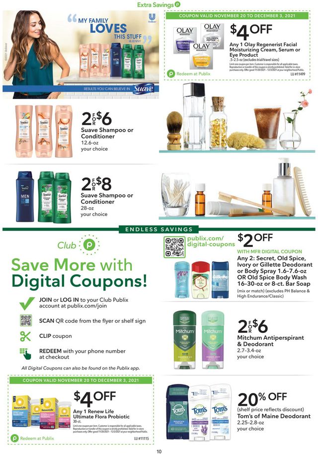 Publix Ad from 11/20/2021