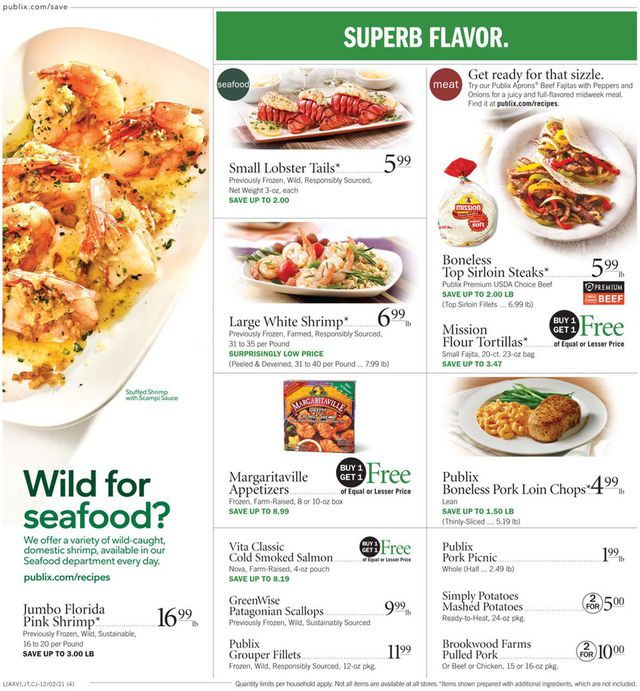 Publix Ad from 12/02/2021