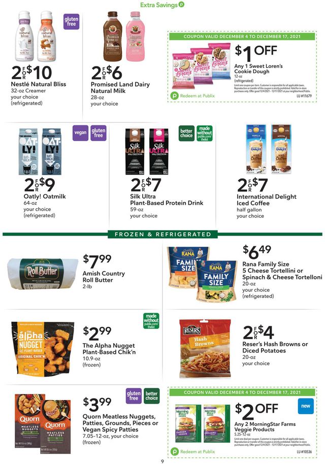 Publix Ad from 12/04/2021