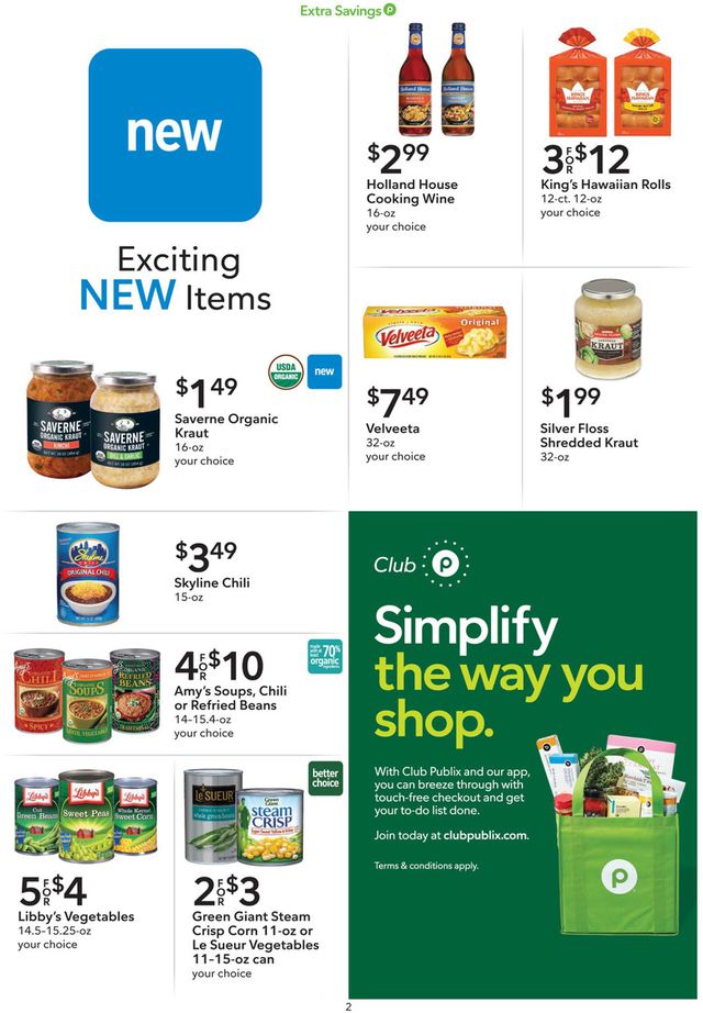 Publix Ad from 12/18/2021