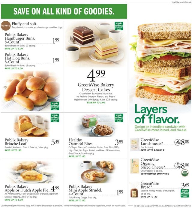 Publix Ad from 01/13/2022