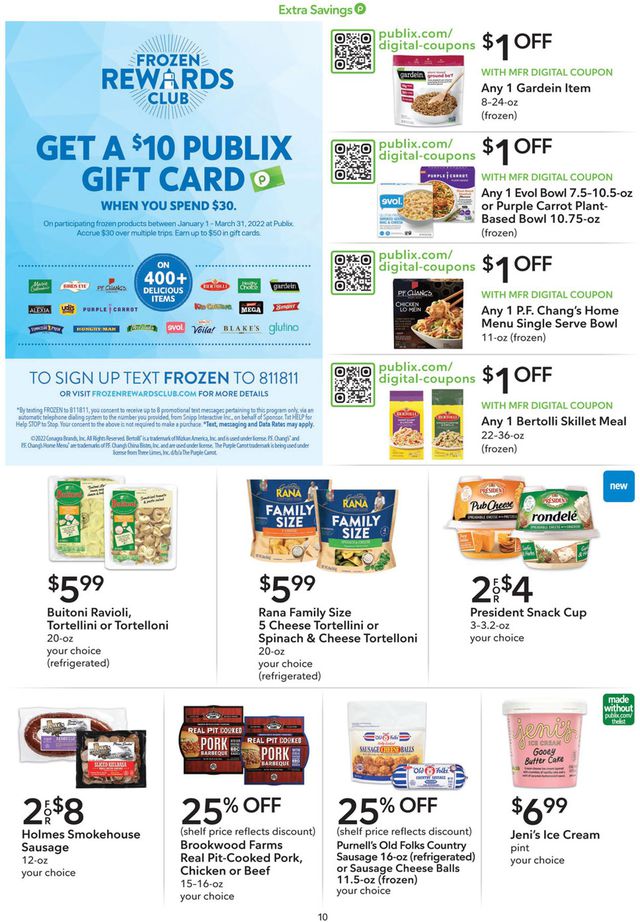Publix Ad from 01/29/2022