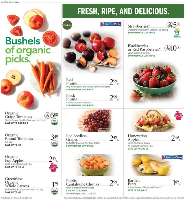 Publix Ad from 03/24/2022