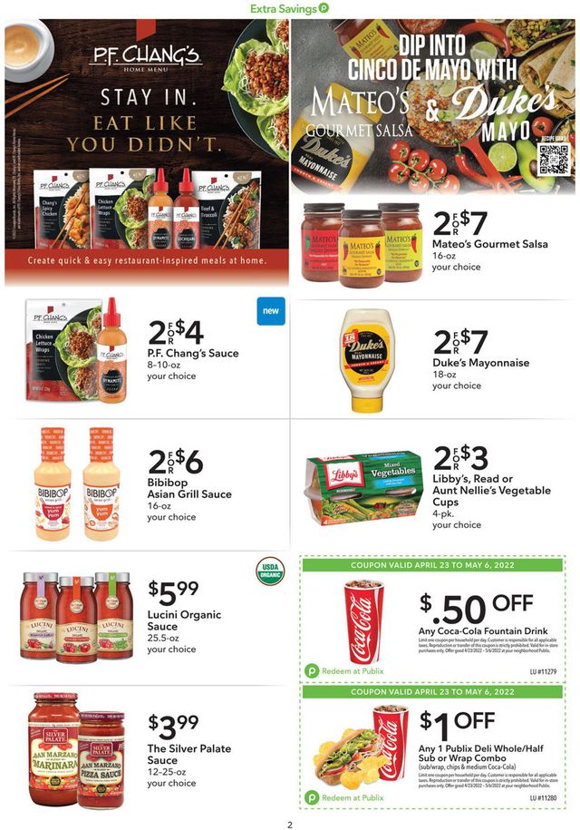 Publix Ad from 04/23/2022
