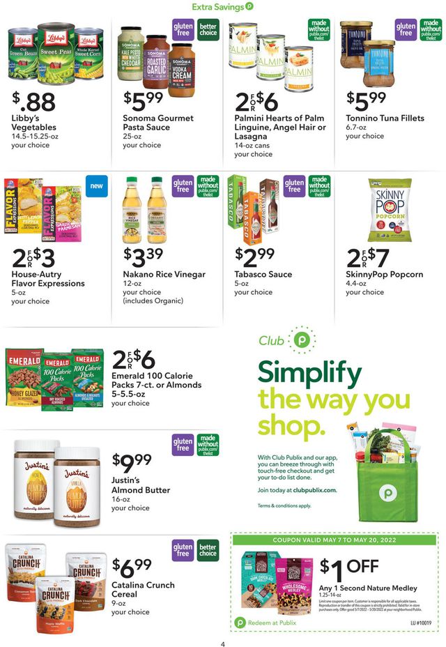 Publix Ad from 05/07/2022