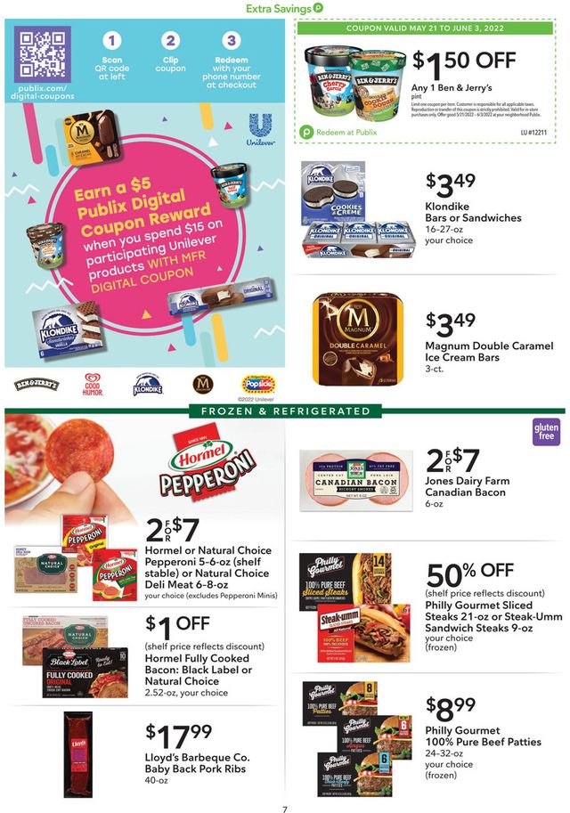 Publix Ad from 05/21/2022