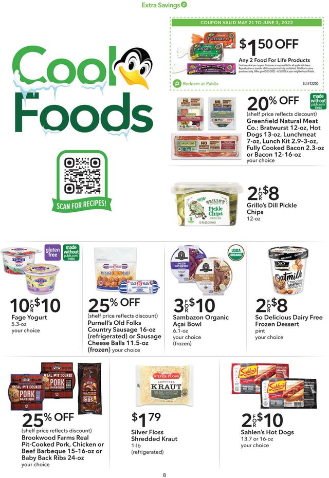 Publix Ad from 05/21/2022