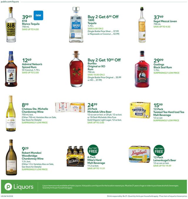 Publix Ad from 06/16/2022