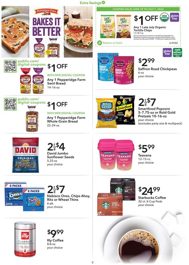 Publix Ad from 06/18/2022