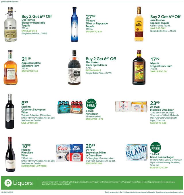 Publix Ad from 06/23/2022