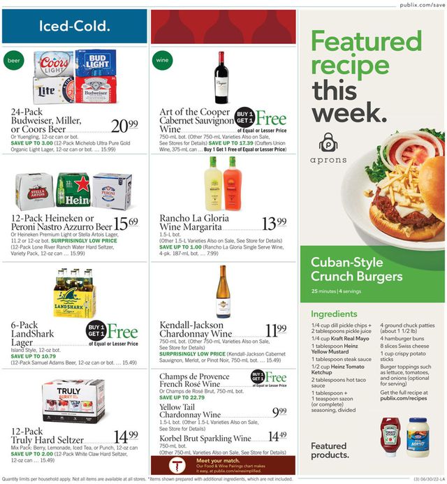 Publix Ad from 06/30/2022