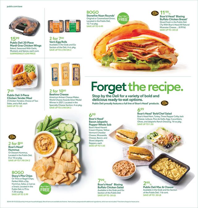 Publix Ad from 07/01/2022