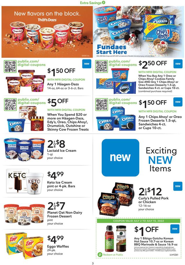 Publix Ad from 07/02/2022