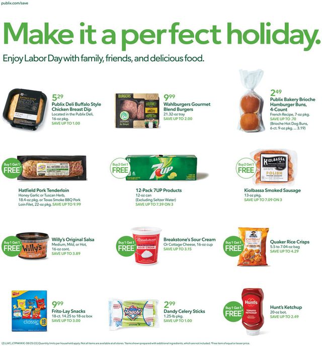 Publix Ad from 08/25/2022