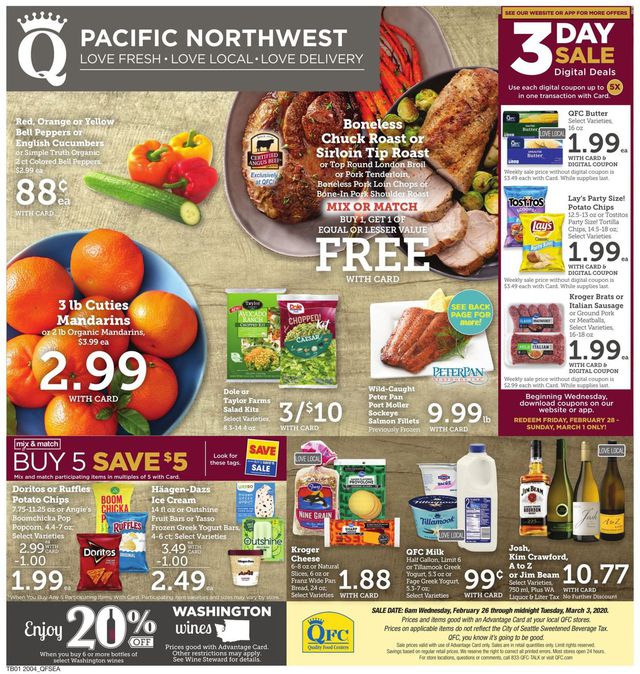 QFC Ad from 02/26/2020