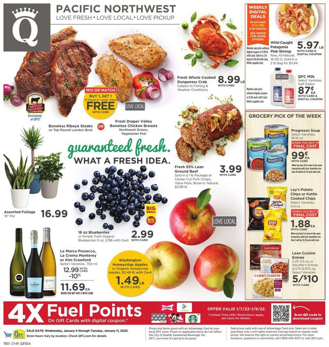 QFC Ad from 01/05/2022