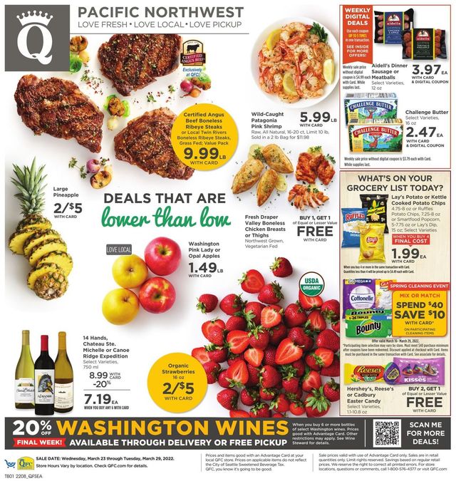 QFC Ad from 03/23/2022