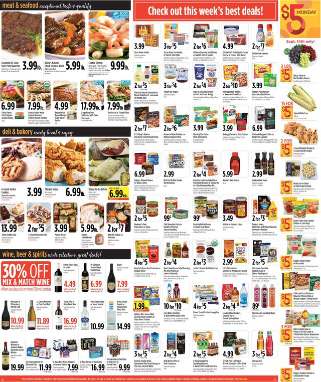 Raley's Ad from 09/09/2020