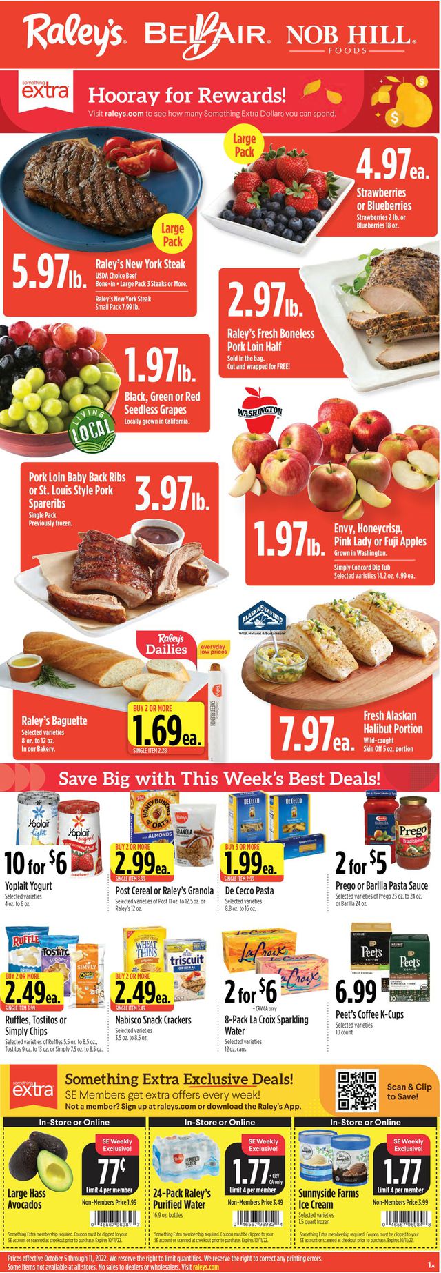 Raley's Ad from 10/05/2022