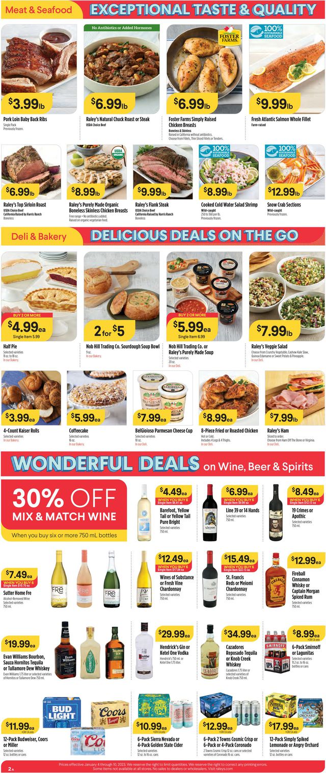 Raley's Ad from 01/04/2023