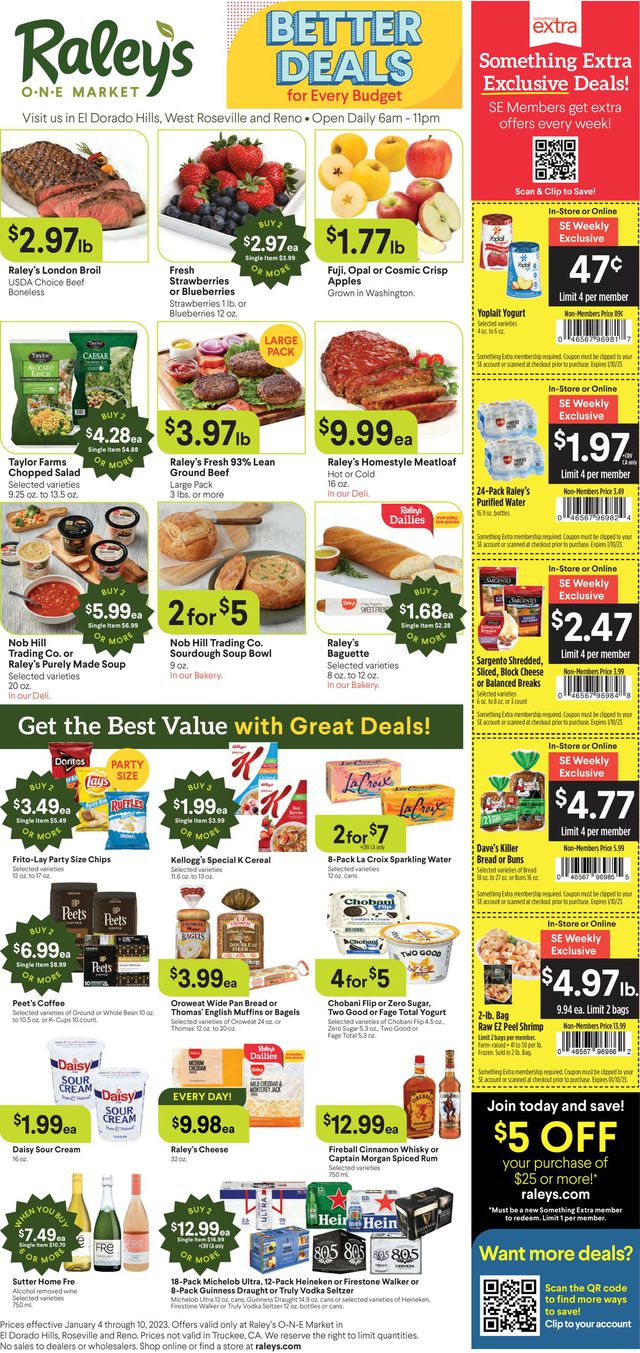 Raley's Ad from 01/04/2023
