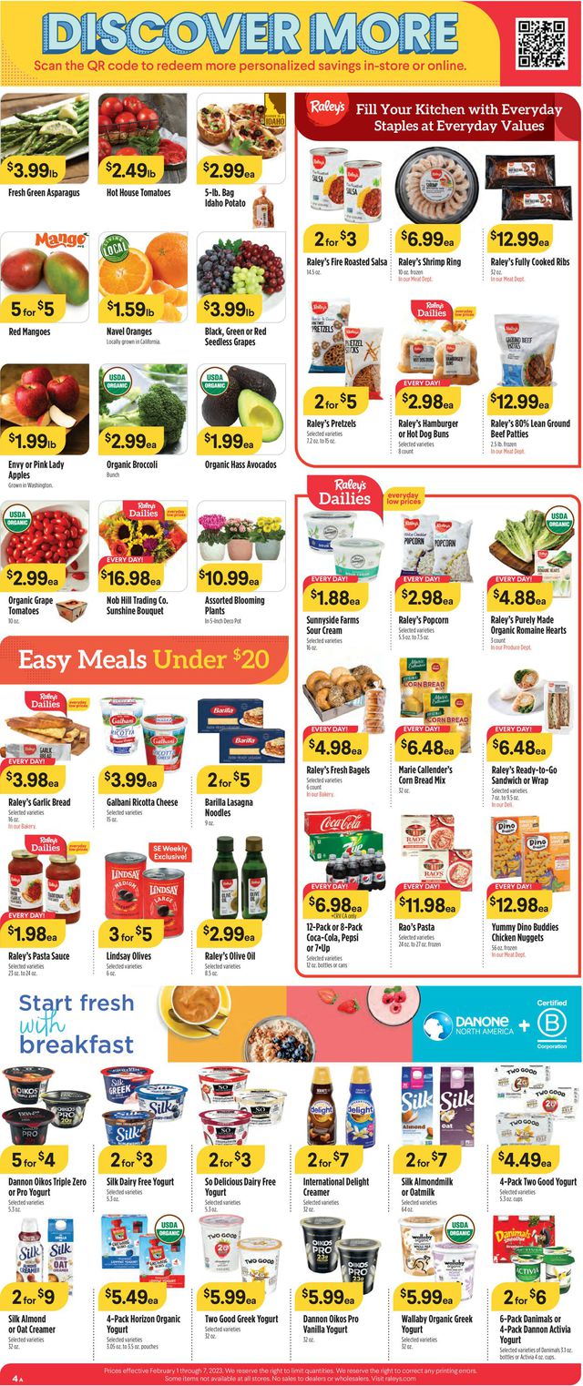 Raley's Ad from 02/01/2023