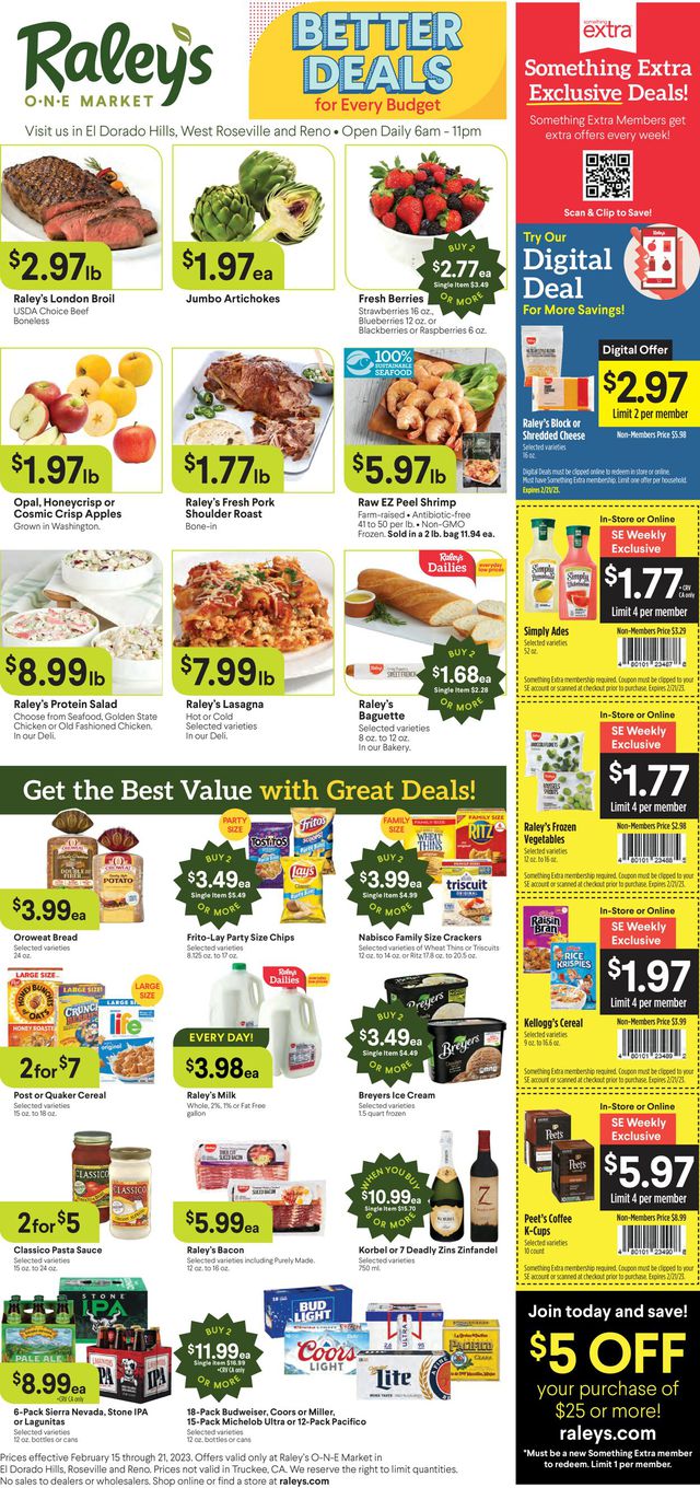 Raley's Ad from 02/15/2023