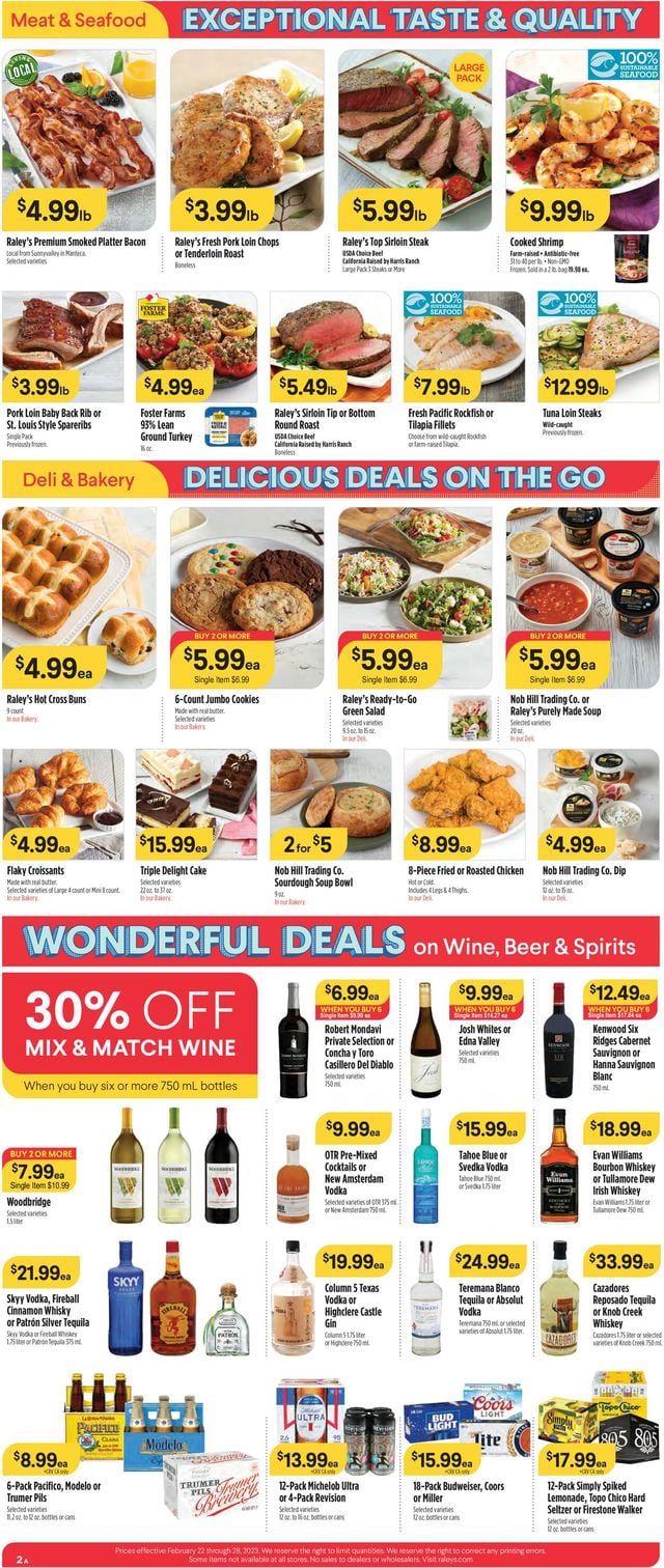 Raley's Ad from 02/22/2023